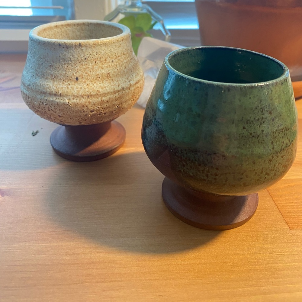 Set of Studio Ceramic Wine Glasses🍷